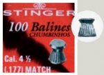 Chumbinho Stinger 4,5mm 100un - Match
