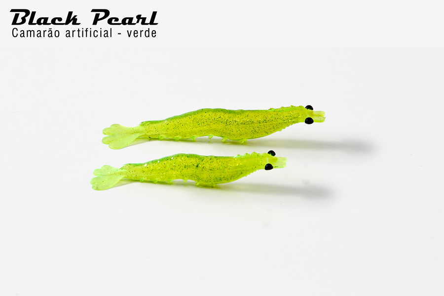 Isca Artificial Besdudu Camarão 8,5 cm 6,7 gr Cor: Caiçara - MP Fishing MP  Mundo da Pescaria